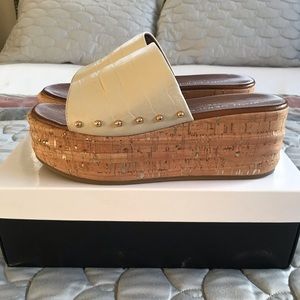 Kurt Geiger platform cork sandals size 38 (7 US)